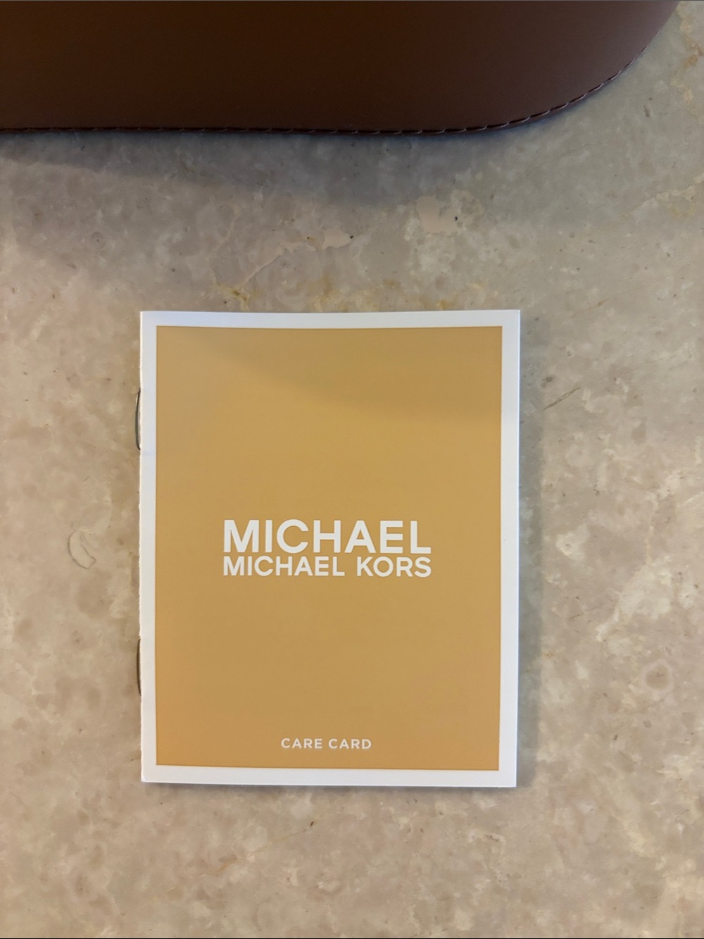 Michael Kors Brown Leather Crossbody Clutch - Picture 5 of 7